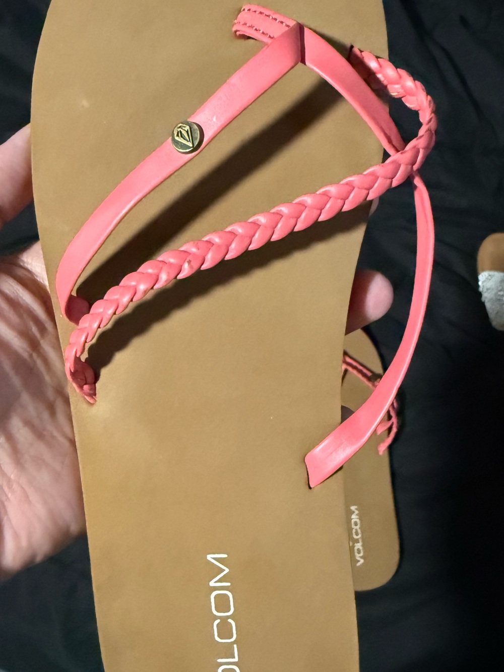 Volcom Coral Braided-Strap Women's Flip Flops